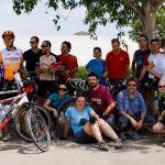 El grupo a su llegada a Lorca