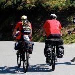 ...para entrarle al segundo puerto al que llegamos como en el Tour...