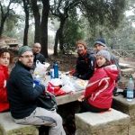 ...para terminar recuperándonos en las mesas del santuario de la Font Roja...